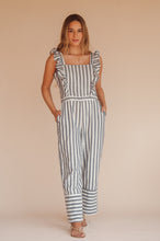 Load image into Gallery viewer, Grey Stripe Jumpsuit
